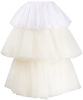 Thumbnail for your product : MM6 MAISON MARGIELA Two-Tone Tulle Tiered Skirt