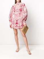 Thumbnail for your product : Zimmermann Azalea Ikat embroidered dress