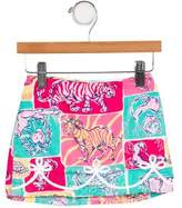 Thumbnail for your product : Lilly Pulitzer Girls' Animal Print Mini Skort