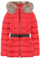 Thumbnail for your product : Moncler Clion quilted fur-trimmed down coat