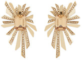 Thumbnail for your product : Roberto Cavalli Jewelled clip-on metal spray earrings