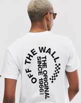 Thumbnail for your product : Vans Distort t-shirt with back print in white
