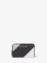 Thumbnail for your product : Michael Kors Small Color-Block Logo Wallet