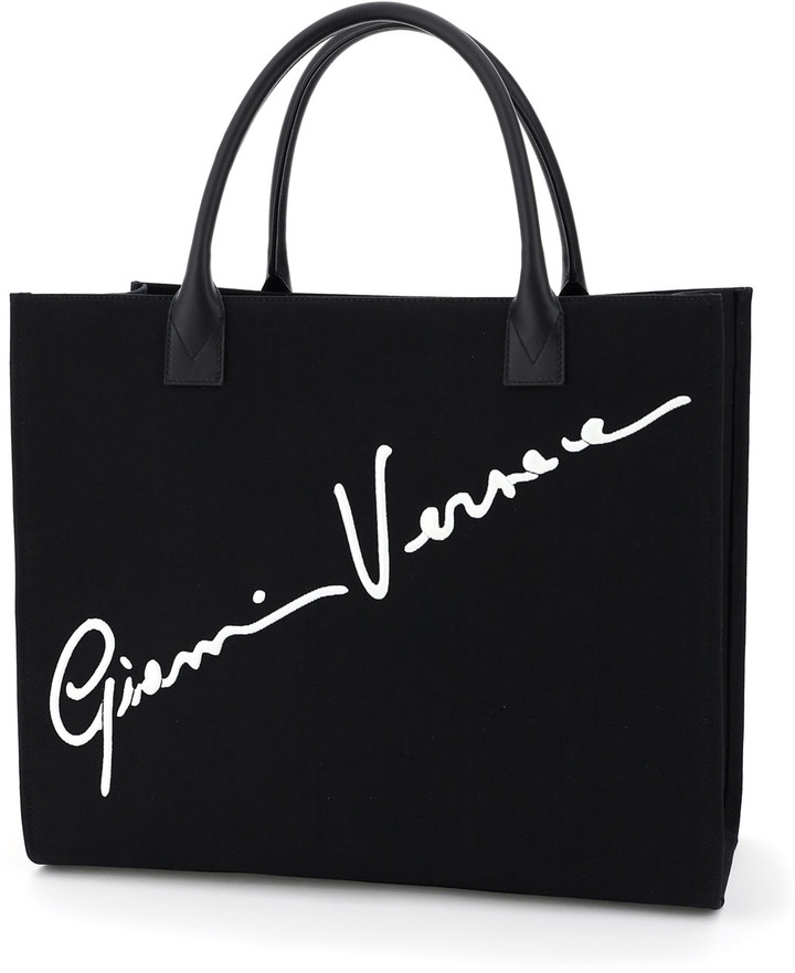 Versace Leather Crossbody Bag - Black Crossbody Bags, Handbags - VES142205  | The RealReal