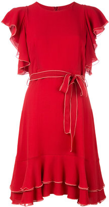 L'Autre Chose ruffled dress - women - Silk - 38