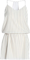 Thumbnail for your product : Haute Hippie Striped Crepe Mini Dress