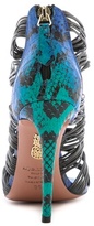 Thumbnail for your product : Aquazzura Xena Snakeskin Sandals