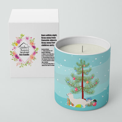 Stoat Short-Tailed Weasel Christmas 10 Oz Decorative Soy Candle