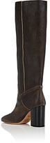 Thumbnail for your product : Maison Margiela Women's Asymmetric-Heel Cracked Leather Knee Boots