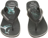 Thumbnail for your product : Havaianas Kids Black & Teal Max Heroes Boys Junior