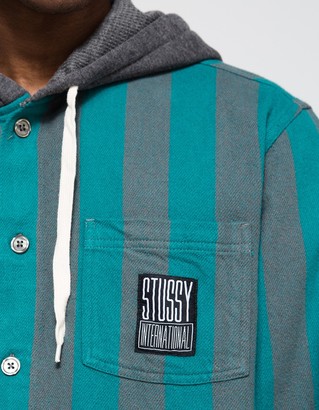 Stussy Hooded Flannel Shirt