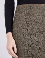 Thumbnail for your product : Diane von Furstenberg Glimmer lace pencil skirt