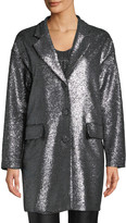 Thumbnail for your product : Boutique Moschino Metallic Boucle Long Jacket