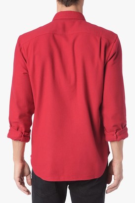 7 For All Mankind Worker Shirt In Red