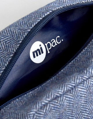 Mi-Pac Herringbone Toiletry Bag In Navy