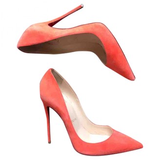 orange louboutin heels