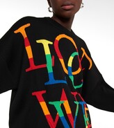 Thumbnail for your product : Loewe Love wool and cotton sweater