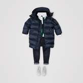 Thumbnail for your product : Burberry Detachable Hood Down-filled Puffer Coat