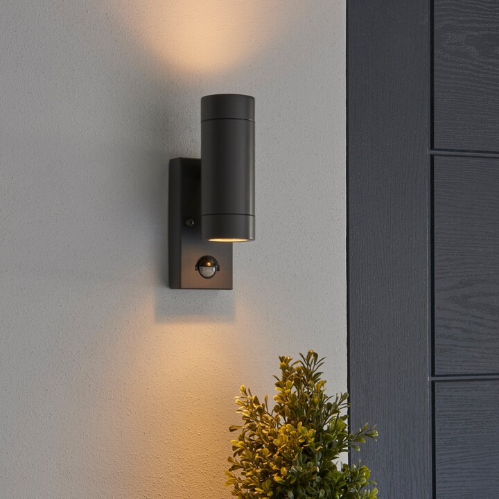 Dunelm Billy Outdoor PIR Sensor Wall Light Grey ShopStyle