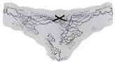Thumbnail for your product : Charlotte Russe Lace Caged-Back Cheeky Panties