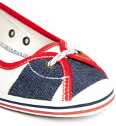 Thumbnail for your product : Fred Perry Jet Southsea Deckchairs Red Stripe Pumps