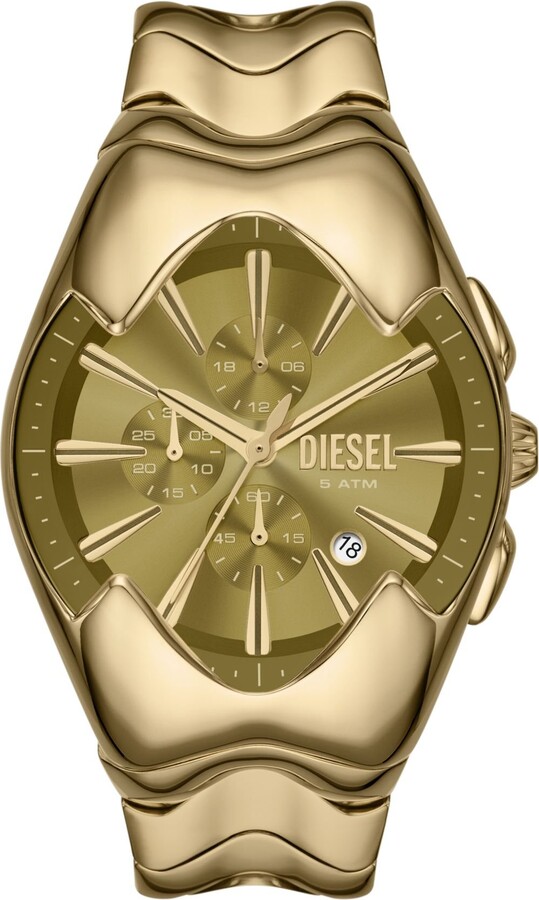 Diesel Mercurial Chronograph Gold-Tone Stainless Steel Watch