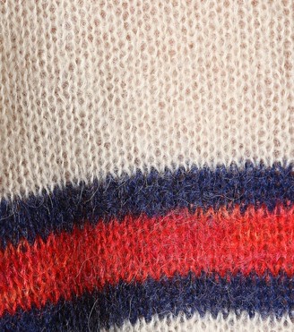Etoile Isabel Marant Russell striped mohair-blend sweater