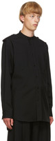 Thumbnail for your product : Jil Sander Black Wool Gabardine Shirt