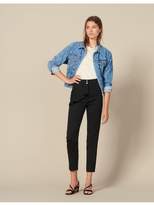 Thumbnail for your product : Sandro Tapered Trousers With Peplum