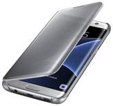 Thumbnail for your product : Samsung Galaxy S6 Edge Case Qissy PU leather +PC slim shiny clear view mirror flip Bumper Protective Shockproof Cover for Galaxy S6 Edge