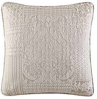 J Queen New York Wilmington Patchwork Jacquard Square Pillow