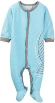 Thumbnail for your product : Coccoli Stripe Sleeve Footie (Baby Boys)