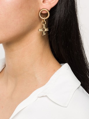 Laura Lombardi Fiore cross earrings