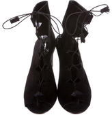 Thumbnail for your product : Chloe Sevigny for Opening Ceremony Suede Wedge Sandals