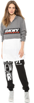 Thumbnail for your product : Opening Ceremony DKNY x Colorblocked Long Sleeve Hoodie