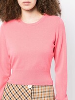 Thumbnail for your product : N.Peal Round-Neck Organic Cashmere Jumper