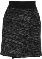 Thumbnail for your product : Isabel Marant Cashlin Wrap-effect Stretch-knit Mini Skirt