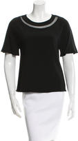 Thumbnail for your product : Alexis Anges Sheer-Panel Top w/ Tags