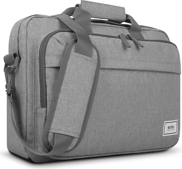 Solo New York Re New Laptop Briefcase, Gray, Laptop Tote