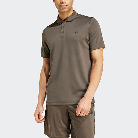 adidas Mens Regular Fit Short Sleeve Polo Shirt
