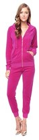 Thumbnail for your product : Juicy Couture Outlet - J BLING RELAXED VELOUR JACKET