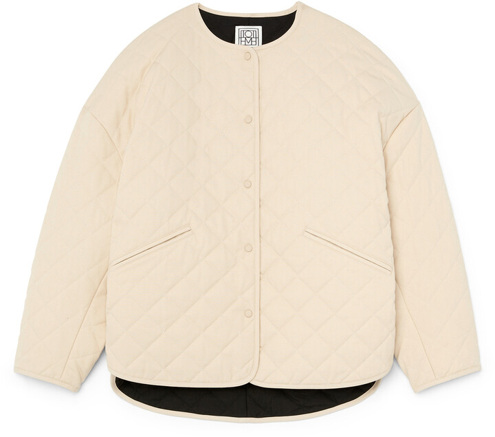 Totême Quilted Cotton Canvas Jacket ShopStyle