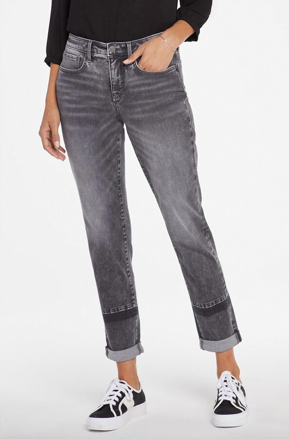 NYDJ Margot Girlfriend With Rolled Cuff Jean In Nobelle