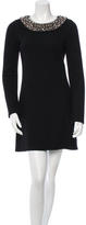Thumbnail for your product : Vera Wang Embellished Wool Dress