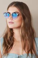 Thumbnail for your product : Sonix Bellevue 50mm Mirrored Sunglasses