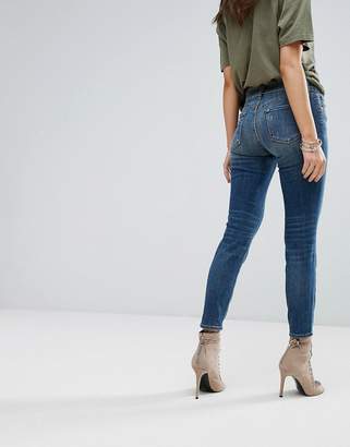 J Brand 9326 Low Rise Destroyed Skinny Jeans