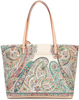 Etro - abstract print tote - women - coton/Polyester/PVC - Taille Unique