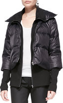 Thumbnail for your product : Eileen Fisher Fisher Project Recycled Nylon Puffer Down Jacket