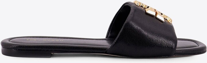 Tory Burch Eleanor Leather Flat Sandals