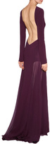 Thumbnail for your product : Elie Saab Long Sleeve Backless Gown